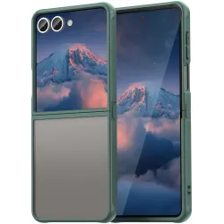 Phonesta AirFrost Back Cover hoesje voor Samsung Galaxy Z Flip 7 - Mat Groen