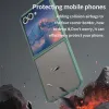Phonesta AirFrost Back Cover hoesje voor Samsung Galaxy Z Flip 7 - Mat Groen 3