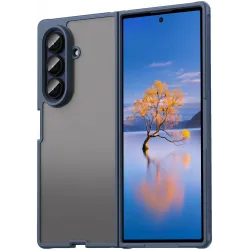 Phonesta AirFrost Back Cover hoesje voor Samsung Galaxy Z Fold 7 - Mat Blauw