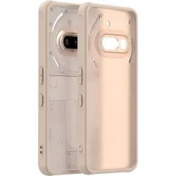 Phonesta AirFrost Back Cover hoesje voor Nothing Phone (3a) - Mat Sandstone Beige