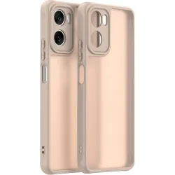Phonesta AirFrost Back Cover hoesje voor Motorola Moto G06/G06 Power - Mat Sandstone Beige
