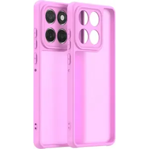 Phonesta AirFrost Back Cover hoesje voor Motorola Edge 60 / Edge 60 Fusion - Mat Bubblegum Pink