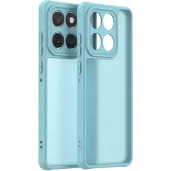 Phonesta AirFrost Back Cover hoesje voor Motorola Edge 60 / Edge 60 Fusion - Mat Ice Blue