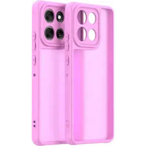 Phonesta AirFrost Back Cover hoesje voor Motorola Moto G86/G86 Power - Mat Bubblegum Pink