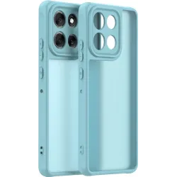 Phonesta AirFrost Back Cover hoesje voor Motorola Moto G86/G86 Power - Mat Ice Blue