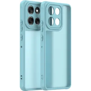 Phonesta AirFrost Back Cover hoesje voor Motorola Moto G86/G86 Power - Mat Ice Blue