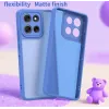 Phonesta AirFrost Back Cover hoesje voor Motorola Moto G86/G86 Power - Mat Sapphire Blue 8