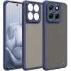 Phonesta AirFrost Back Cover hoesje voor Motorola Edge 70 Fusion - Mat Blauw 0