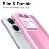 Phonesta AirFrost Back Cover hoesje voor Motorola Edge 70 Fusion - Mat Bubblegum Pink 5