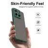 Phonesta AirFrost Back Cover hoesje voor Motorola Edge 70 Fusion - Mat Groen 1