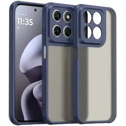 Phonesta AirFrost Back Cover hoesje voor Motorola Moto G87/G77/G76 - Mat Blauw