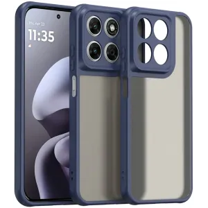 Phonesta AirFrost Back Cover hoesje voor Motorola Moto G87/G77/G76 - Mat Blauw