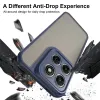 Phonesta AirFrost Back Cover hoesje voor Motorola Moto G87/G77/G76 - Mat Blauw 3
