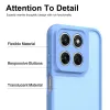 Phonesta AirFrost Back Cover hoesje voor Motorola Moto G87/G77/G76 - Mat Sapphire Blue 6