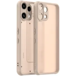 Phonesta AirFrost Back Cover hoesje voor Nothing Phone (3a) Lite - Mat Sandstone Beige