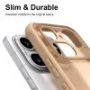 Phonesta AirFrost Back Cover hoesje voor Nothing Phone (4a) Pro - Mat Sandstone Beige 5