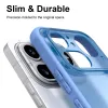 Phonesta AirFrost Back Cover hoesje voor Nothing Phone (4a) Pro - Mat Sapphire Blue 5