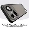Phonesta AirFrost Back Cover hoesje voor Nothing Phone (4a) Pro - Mat Zwart 4