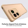 Phonesta AirFrost Back Cover hoesje voor Sony Xperia 1 VIII - Mat Sandstone Beige 4