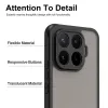 Phonesta AirFrost Back Cover hoesje voor Xiaomi 17T Pro - Mat Zwart 6