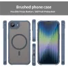Phonesta AirFrost Back Cover hoesje met MagSafe voor Apple iPhone 17e/16e - Mat Blauw 3