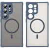 Phonesta AirFrost Back Cover hoesje met MagSafe voor Samsung Galaxy S25 Ultra - Mat Blauw 2