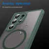 Phonesta AirFrost Back Cover hoesje met MagSafe voor Samsung Galaxy S25 Ultra - Mat Groen 8