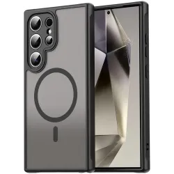 Phonesta AirFrost Back Cover hoesje met MagSafe voor Samsung Galaxy S25 Ultra - Mat Zwart