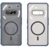 Phonesta AirFrost Back Cover hoesje met MagSafe voor Nothing Phone (3a) - Mat Blauw 2