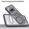 Phonesta AirFrost Back Cover hoesje met MagSafe voor Nothing Phone (3a) - Mat Blauw 4