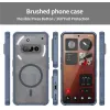 Phonesta AirFrost Back Cover hoesje met MagSafe voor Nothing Phone (3a) - Mat Blauw 8