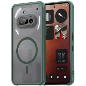 Phonesta AirFrost Back Cover hoesje met MagSafe voor Nothing Phone (3a) - Mat Groen
