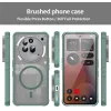 Phonesta AirFrost Back Cover hoesje met MagSafe voor Nothing Phone (3a) Pro - Mat Groen 8