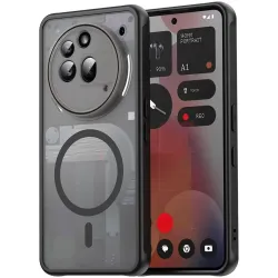 Phonesta AirFrost Back Cover hoesje met MagSafe voor Nothing Phone (3a) Pro - Mat Zwart