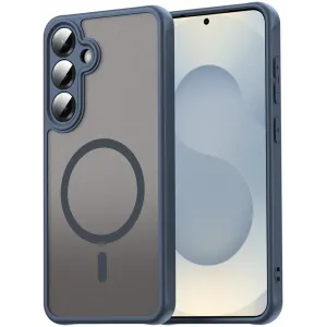 Phonesta AirFrost Back Cover hoesje met MagSafe voor Samsung Galaxy S24 FE - Mat Blauw
