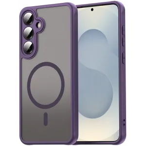 Phonesta AirFrost Back Cover hoesje met MagSafe voor Samsung Galaxy S24 FE - Mat Paars