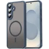 Phonesta AirFrost Back Cover hoesje met MagSafe voor Samsung Galaxy S25/S24 - Mat Blauw
