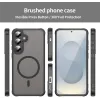 Phonesta AirFrost Back Cover hoesje met MagSafe voor Samsung Galaxy S25/S24 - Mat Zwart 8