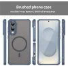 Phonesta AirFrost Back Cover hoesje met MagSafe voor Samsung Galaxy S25 Edge - Mat Blauw 8