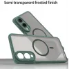 Phonesta AirFrost Back Cover hoesje met MagSafe voor Samsung Galaxy S25 Edge - Mat Groen 4