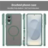 Phonesta AirFrost Back Cover hoesje met MagSafe voor Samsung Galaxy S25 Edge - Mat Groen 8