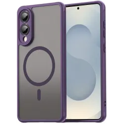 Phonesta AirFrost Back Cover hoesje met MagSafe voor Samsung Galaxy S25 Edge - Mat Paars