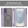 Phonesta AirFrost Back Cover hoesje met MagSafe voor Samsung Galaxy S25 Edge - Mat Paars 8