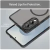 Phonesta AirFrost Back Cover hoesje met MagSafe voor Samsung Galaxy S25 Edge - Mat Zwart 5