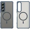 Phonesta AirFrost Back Cover hoesje met MagSafe voor Sony Xperia 1 VII - Mat Blauw 2