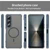 Phonesta AirFrost Back Cover hoesje met MagSafe voor Sony Xperia 1 VII - Mat Blauw 8
