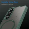 Phonesta AirFrost Back Cover hoesje met MagSafe voor Sony Xperia 1 VII - Mat Groen 6