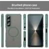 Phonesta AirFrost Back Cover hoesje met MagSafe voor Sony Xperia 1 VII - Mat Groen 8