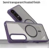 Phonesta AirFrost Back Cover hoesje met MagSafe voor Sony Xperia 1 VII - Mat Paars 4