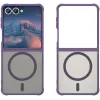 Phonesta AirFrost Back Cover hoesje met MagSafe voor Samsung Galaxy Z Flip 7 - Mat Paars 2